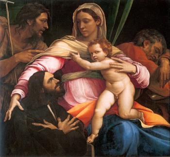塞巴斯蒂亞諾 德爾 皮翁博 The Virgin and Child with Saints and a Donor